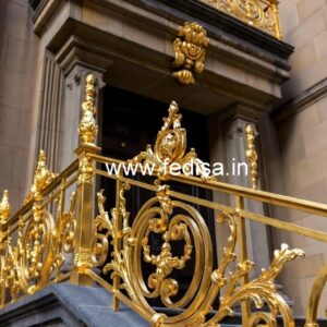 Modern Brass Railing Design For Stylish Spaces Iron Grill Design For Ventilator