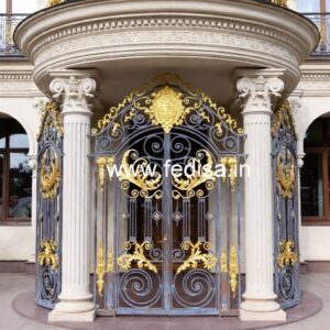 Antique Brass Balcony Railing With Designer Look Grill Design Loha