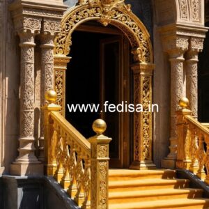 Unique Brass Railing Design For Interiors 3 Window Grill Design