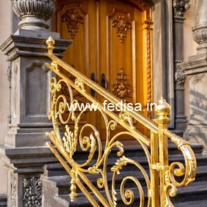 Custom Made Brass Railing Design Supplier Terrace Iron Grill Design