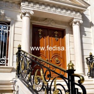 Ornamental Brass Railing Design For Classic Homes Antique Grill Design