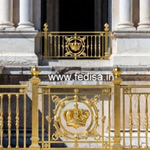 Premium Brass Railing Design For Home Interiors Parapet Wall Steel Grill Design