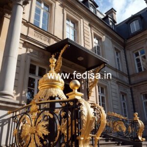 Designer Brass Handrail For Luxury Interiors Khidki Color Design