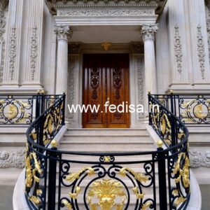 Premium Brass Railing Design For Villas Tata Grill Design