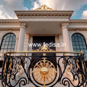 Modern Brass Balcony Railing Design Window Grill Design For Balcony