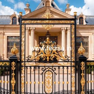 Custom Brass Staircase Railing For Homes Iron Square Bar Grill Design