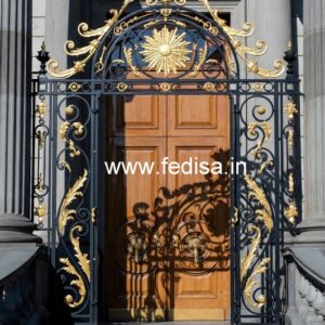 Modern Brass Railing Design For Stylish Interiors Geometric Grill Design