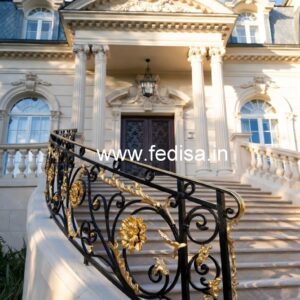 Elegant Brass Balcony Railing Design Inspiration Mild Steel Grill Design