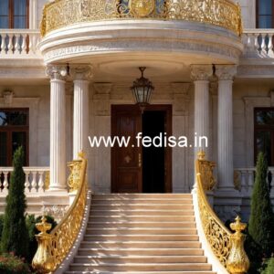 Brass Balcony Railing Design With Luxury Touch Window Grill Gate