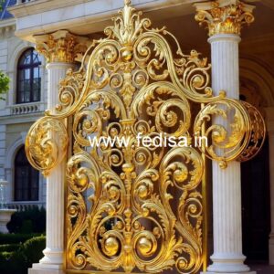 Premium Brass Balcony Railing For Luxury Spaces Building Balcony Grill Design