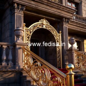 Modern Brass Balcony Railing With Stylish Appeal Gallery Grill Design Catalog