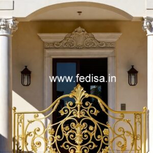 Luxury Brass Railing Design For Modern Villas Grills Design For Awning Window