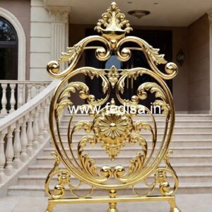 Antique Brass Staircase Railing With Classic Finish Window Box Grill Design 2026 Latest