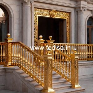 Premium Brass Railing Design For Stylish Homes Grills And Gates