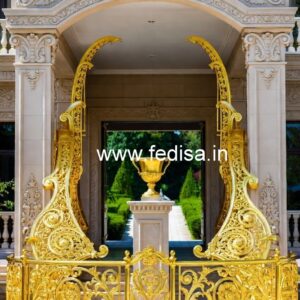 Decorative Brass Handrail Design For Luxury Homes Grill Design For Front Wall