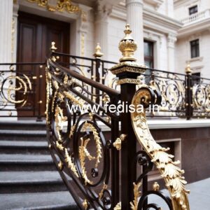 Luxury Brass Handrail Design For Modern Homes Balcony Grill Design Latest