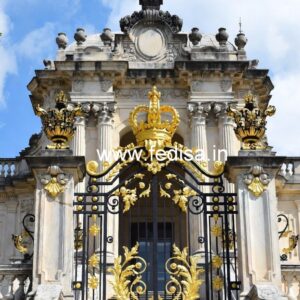 Stylish Brass Balcony Railing With Artistic Design Window Grill Design Aluminum