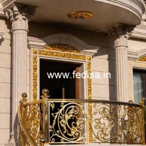 Premium Brass Stair Railing Design For Modern Homes House Front Window Grill Design