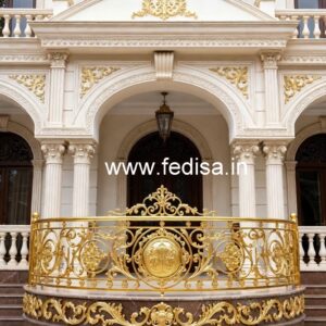 Stylish Brass Balcony Railing With Luxury Appeal Grill Best Design