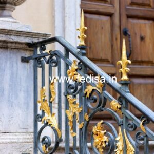 Decorative Brass Staircase Railing For Interior Design Grill Design Box