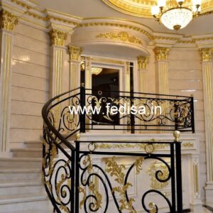 Elegant Brass Stair Railing Design Ideas Fancy Door Grill Design
