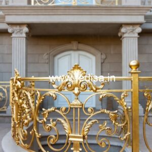 Custom Brass Stair Railing Design Ideas Grill Design For Terrace Wall