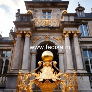 Unique Brass Railing Design For Interiors Lokhand Safety Door