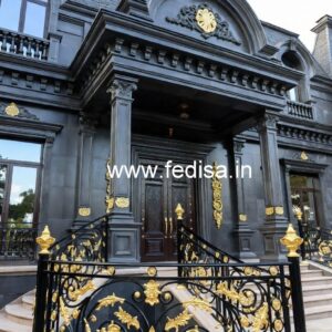 Brass Stair Railing Design With Premium Finish Window Grill Diamond Design