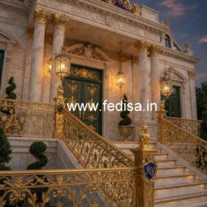 Stylish Brass Stair Railing For Interior Design Steel Grill For Main Door