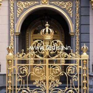 Antique Brass Stair Railing For Classic Homes Balcony Wooden Grill Design
