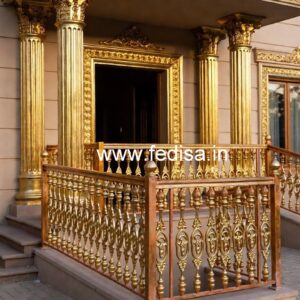 Luxury Brass Balcony Railing With Designer Finish Designer Balcony Grill