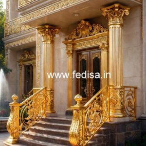 Decorative Brass Handrail Design For Interiors House Grill Door Design
