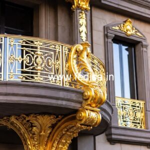 Brass Railing Design For Modern Luxury Homes Show Grill Design