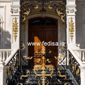 Modern Brass Handrail Design For Elegant Interiors Casting Grill Gate Design