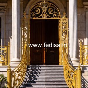 Contemporary Brass Railing Design For Luxury Homes Jangla Ka Grill Ka Design