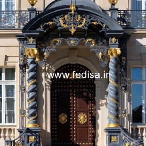 Custom Made Brass Railing Design Supplier New Grill Door Design