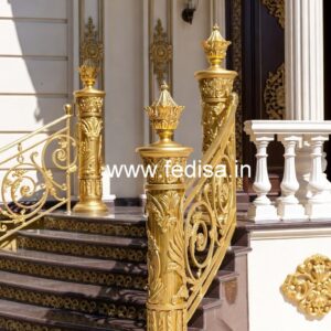 Traditional Brass Railing Design For Indian Homes Normal Grill Gate