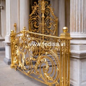 Luxury Brass Balcony Railing Design Collection Front Door Wooden Grill Design