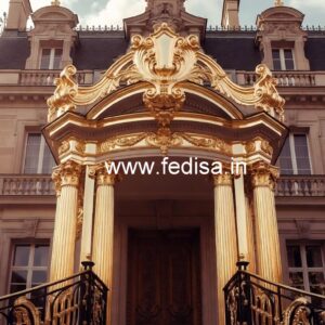 Decorative Brass Railing Design For Villas Grill Design In Home