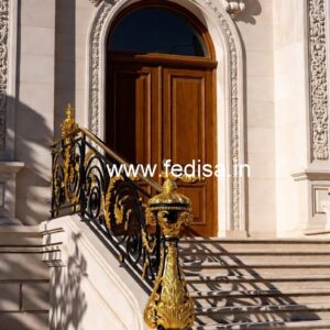 Luxury Brass Stair Railing Ideas Iron Door And Window Grill Design