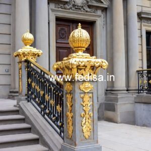 Decorative Brass Balcony Railing For Luxury Homes Latest Boundary Wall Grill Design