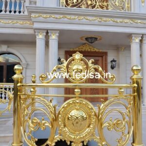 Stylish Brass Balcony Railing For Contemporary Homes Window Grill Design Latest 2026