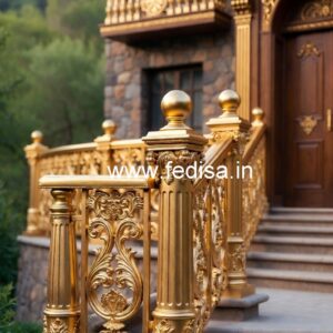 Classic Brass Railing Design For Premium Homes Design Of Grill For Box Window