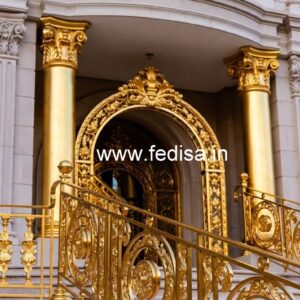 Brass Staircase Railing Design With Elegant Touch Window Grill Design Simple Cost
