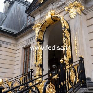 Elegant Brass Handrail Design For Interior Decor Iron Sliding Window Design