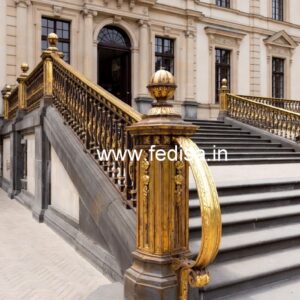 Modern Brass Railing Design For Premium Homes Simple Grills For Sliding Window
