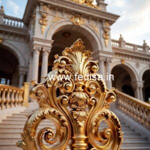 Designer Brass Railing Design For Contemporary Homes Mild Steel Grill Gate