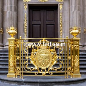 Brass Railing Design With Premium Decorative Finish Window Aluminum Grill Design
