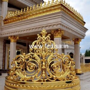 Unique Brass Railing Design For Interiors Home Front Design Grill