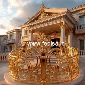 Ornamental Brass Railing Design For Classic Homes Aluminum Window Safety Grill